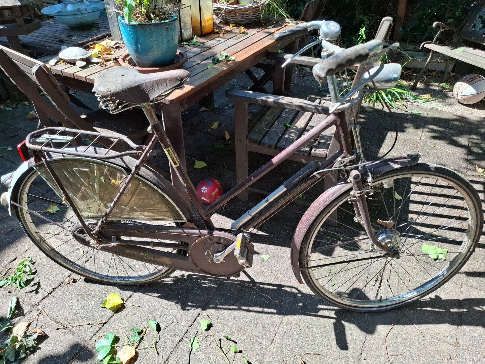 Raleigh Opknapfiets, Ophalen, Gebruikt