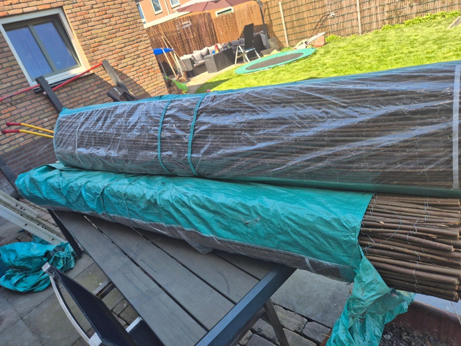 2x Wilgenscherm 200x500cm - Nieuw in verpakking, Tuin en Terras, Schuttingen, Ophalen, Nieuw, Minder dan 3 meter