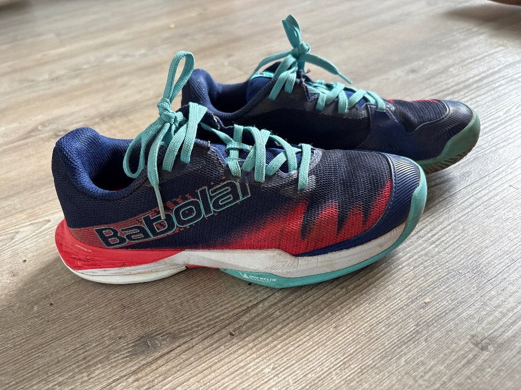 Babolat schoenen tennis maat 38 (buiten), Sport en Fitness, Tennis, Ophalen, Gebruikt, L00, Schoenen