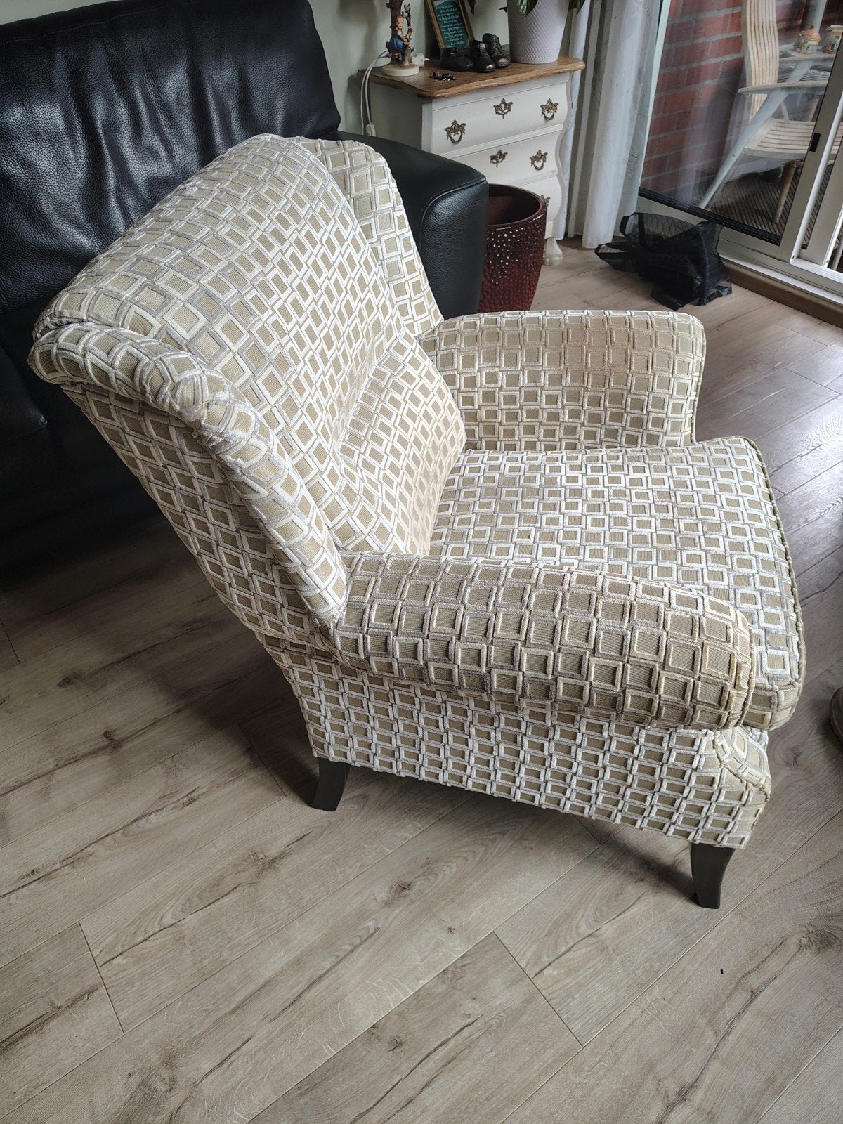 Luxe Fauteuils (2+2 stuks) - Macazz-stijl, Ophalen, Gebruikt, 75 tot 100 cm, Stof