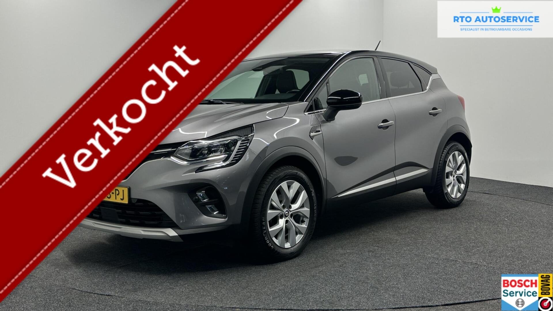 Renault Captur 1.0 TCe 100 Bi-Fuel LPG Intens CARPLAY NAVI C, Auto's, Voorwielaandrijving, Stof, Gebruikt, Euro 6