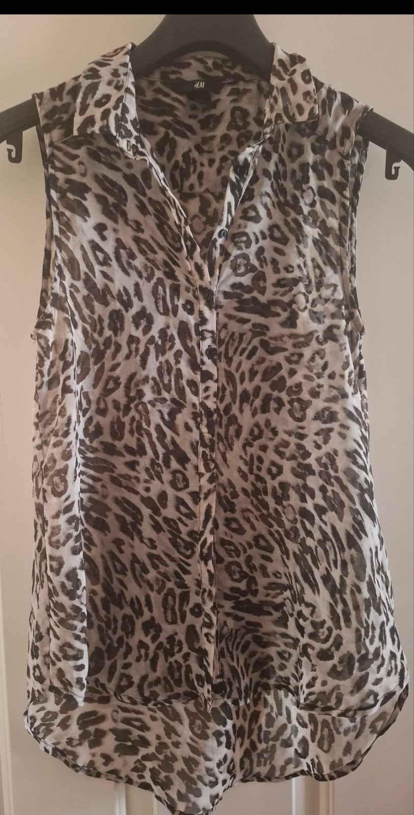 ZGN Panterprint Mouwloze Blouse Maat M, Maat 38/40 (M), Overige kleuren, ZGN, Ophalen of Verzenden