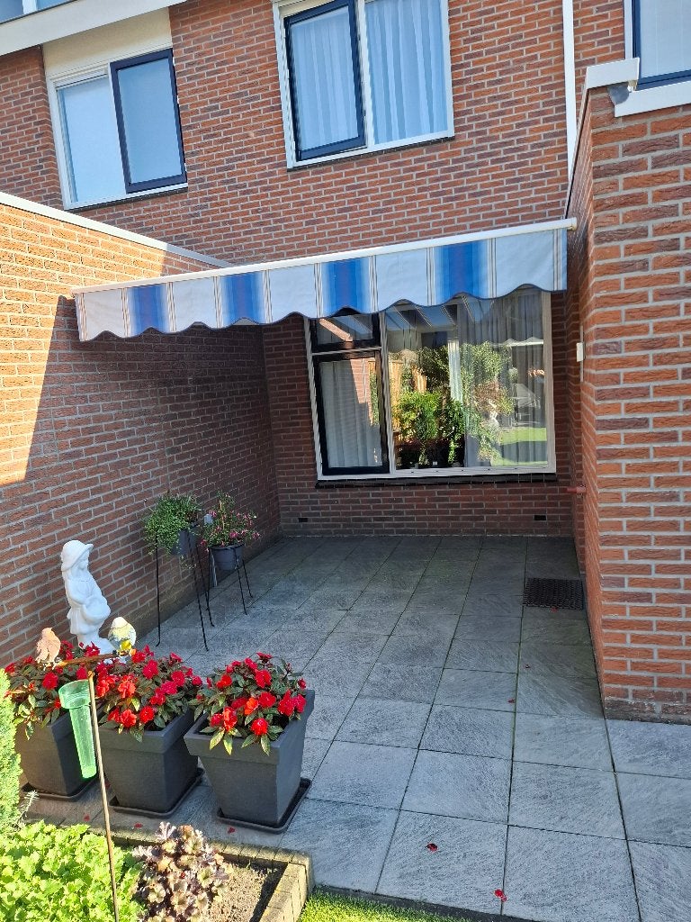 Zonnescherm, Tuin en Terras, Ophalen, Gebruikt, Elektrisch, 150 tot 300 cm