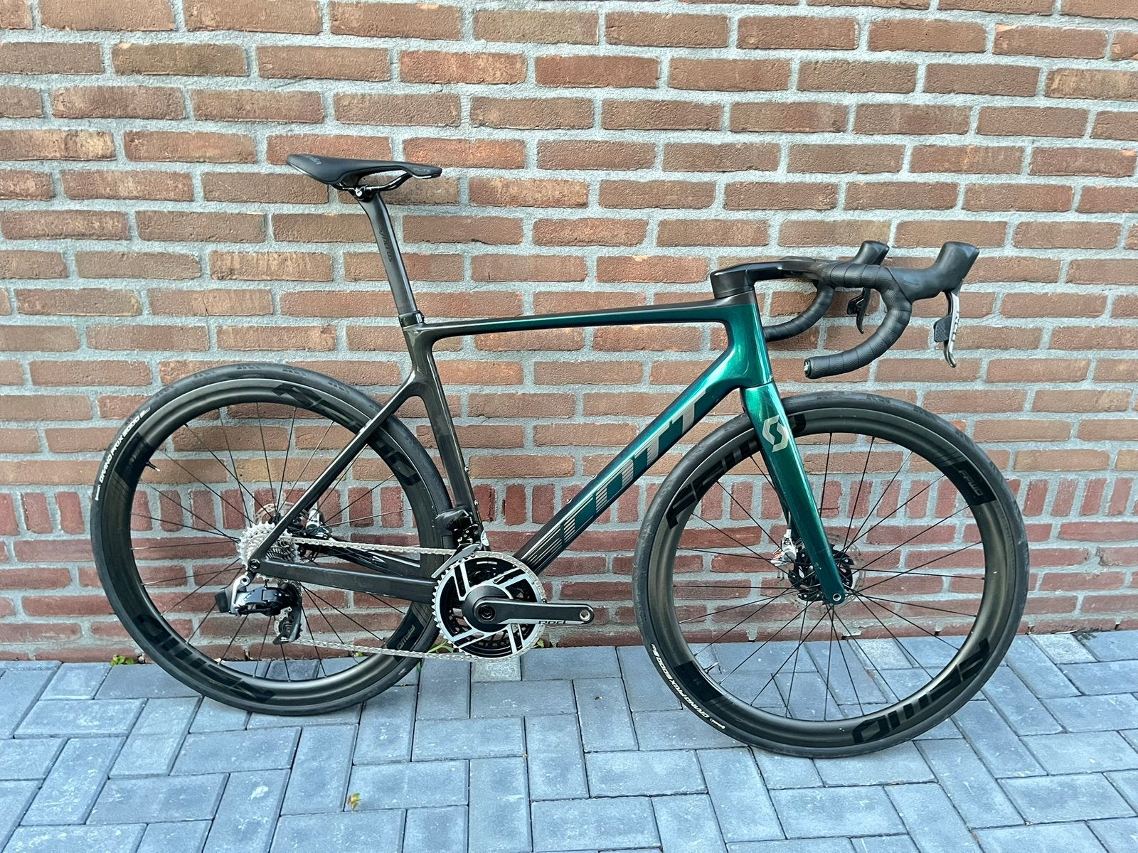 Scott Addict RC pro sram red axs maat 56, Carbon, Zo goed als nieuw, Meer dan 20 versnellingen, 53 tot 57 cm
