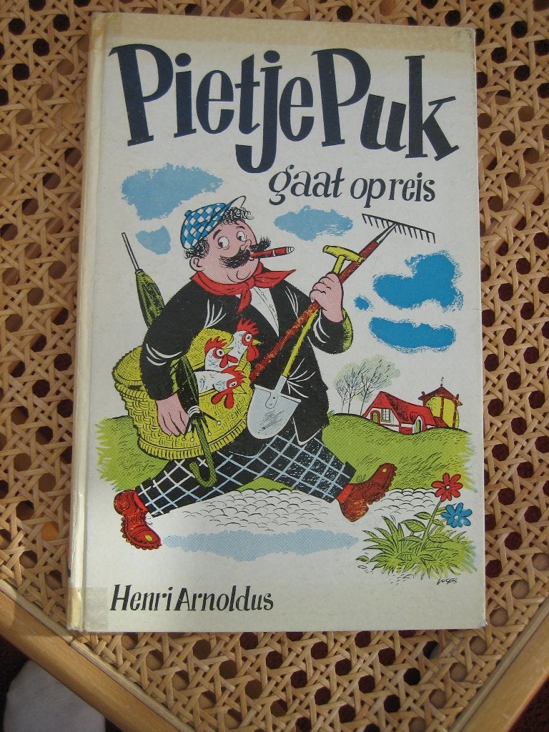 kinderboek Pietje Puk gaat op reis - Henri Arnoldus jrn. '60, Boeken, Gelezen, Fictie algemeen, Henri Arnoldus, Ophalen of Verzenden