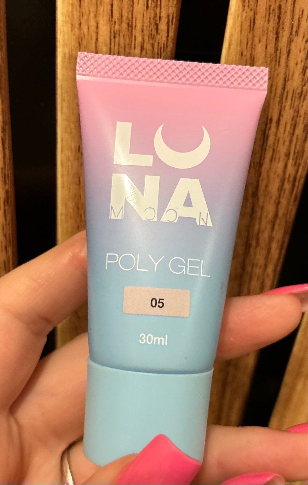 LUNA MOON Poly Gel Nr. 05 – 30 ml voor nagelverlenging, Ophalen of Verzenden, Nieuw, Overige typen