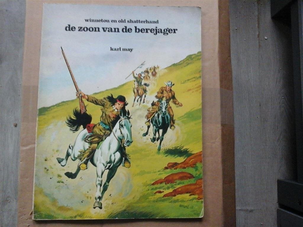 ns5-winnetou en old shatterhand-de zoon van de berejager, Eén stripboek, Ophalen of Verzenden, Zo goed als nieuw