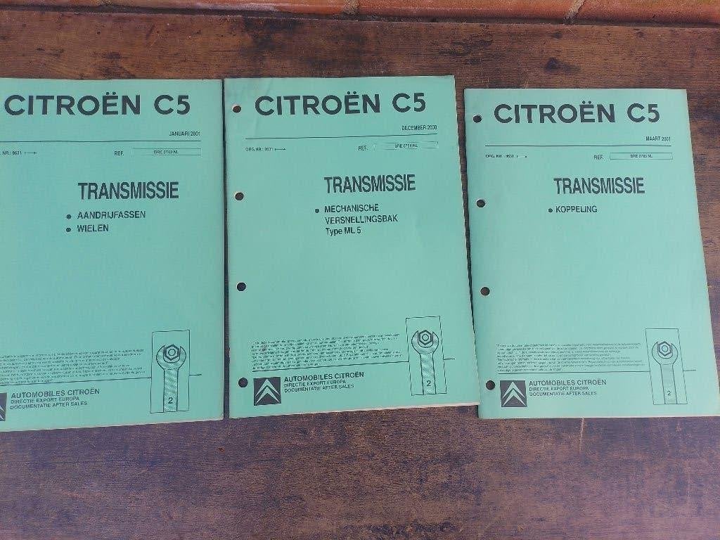 Citroen C5 dealer werkplaatsboeken Transmissie ML5, Ophalen of Verzenden, Gelezen, Citroën