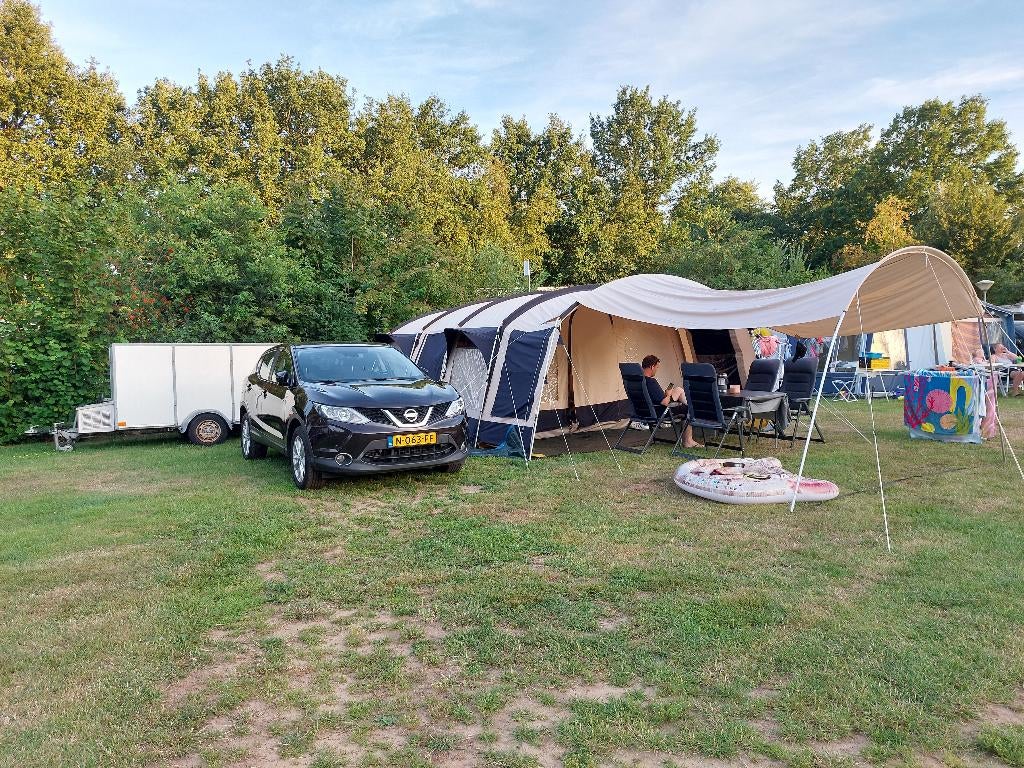 Tunneltent Obelink Amazonas 600, met extra lange luifel, Caravans en Kamperen, Tenten, Ophalen, Gebruikt, Tot en met 6