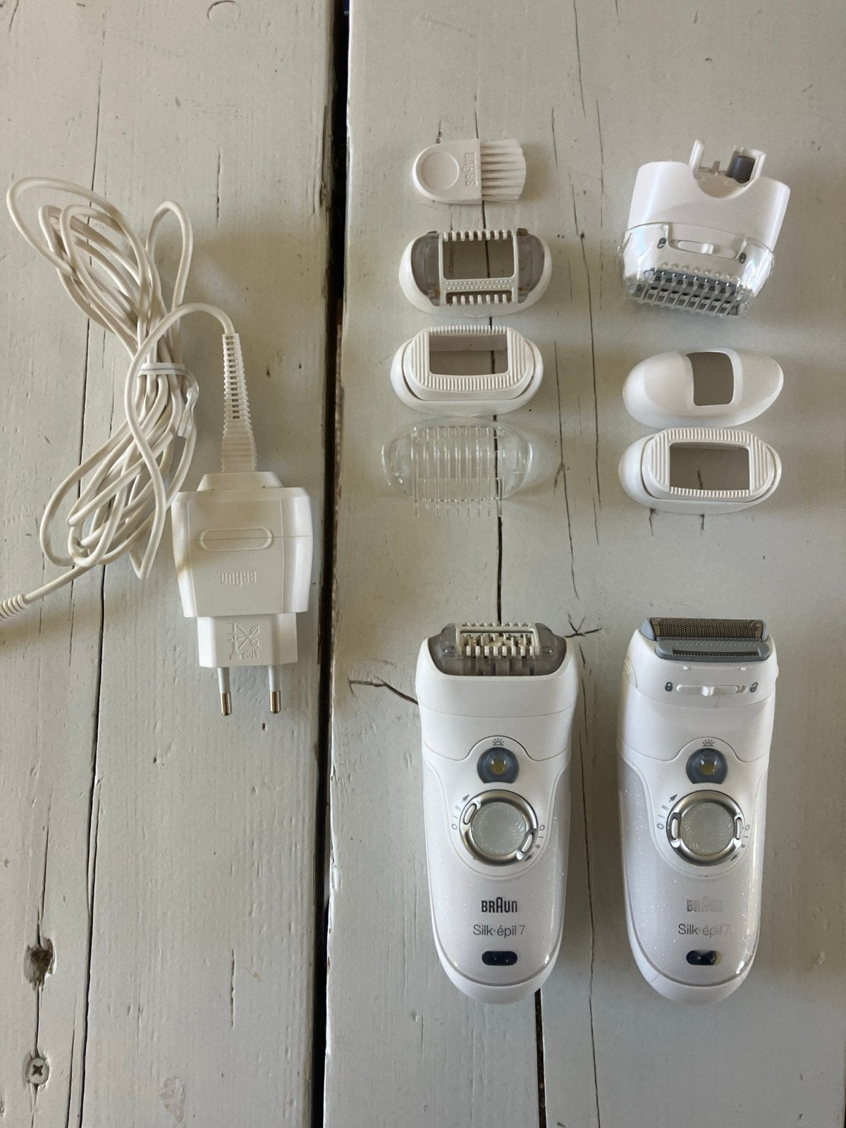 Nieuw: Braun Silk-épil 7-set incl. diverse opzetstukken, Ophalen of Verzenden, Nieuw, Scheren en Epileren