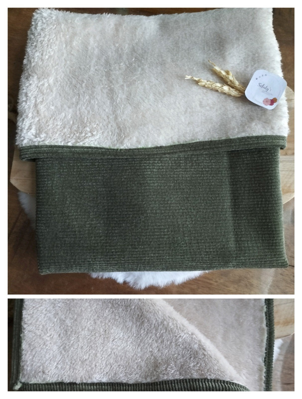 Nieuw • Maxicosi/wagendeken Corduroy teddy, Verzenden, Nieuw, Saluty's kinder- en kraamcadeaus, Info@salutys.nl