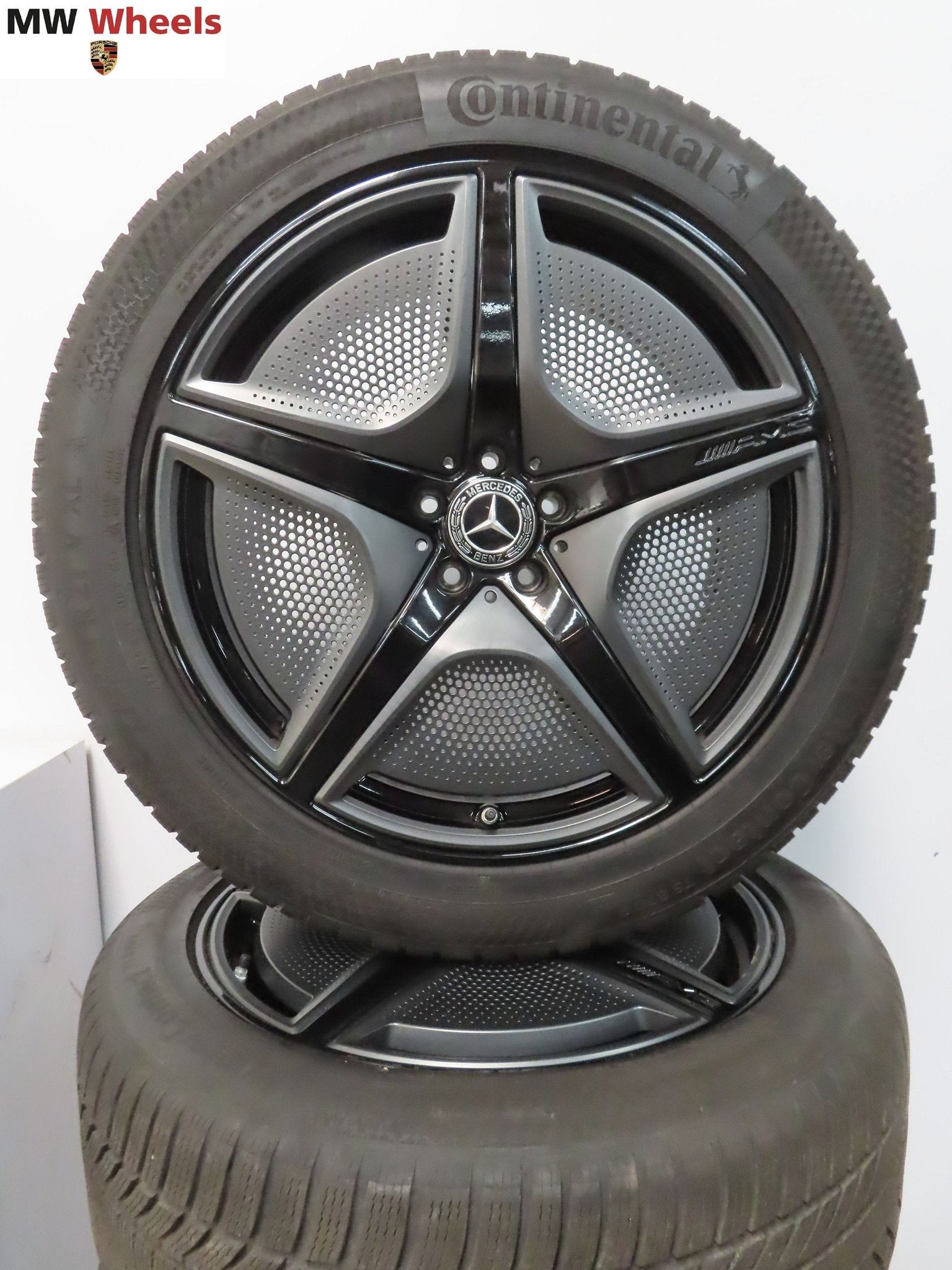 Mercedes EQS SUV X296 AMG 21 inch velgen met winterbanden, Gebruikt, -, 275 mm, -