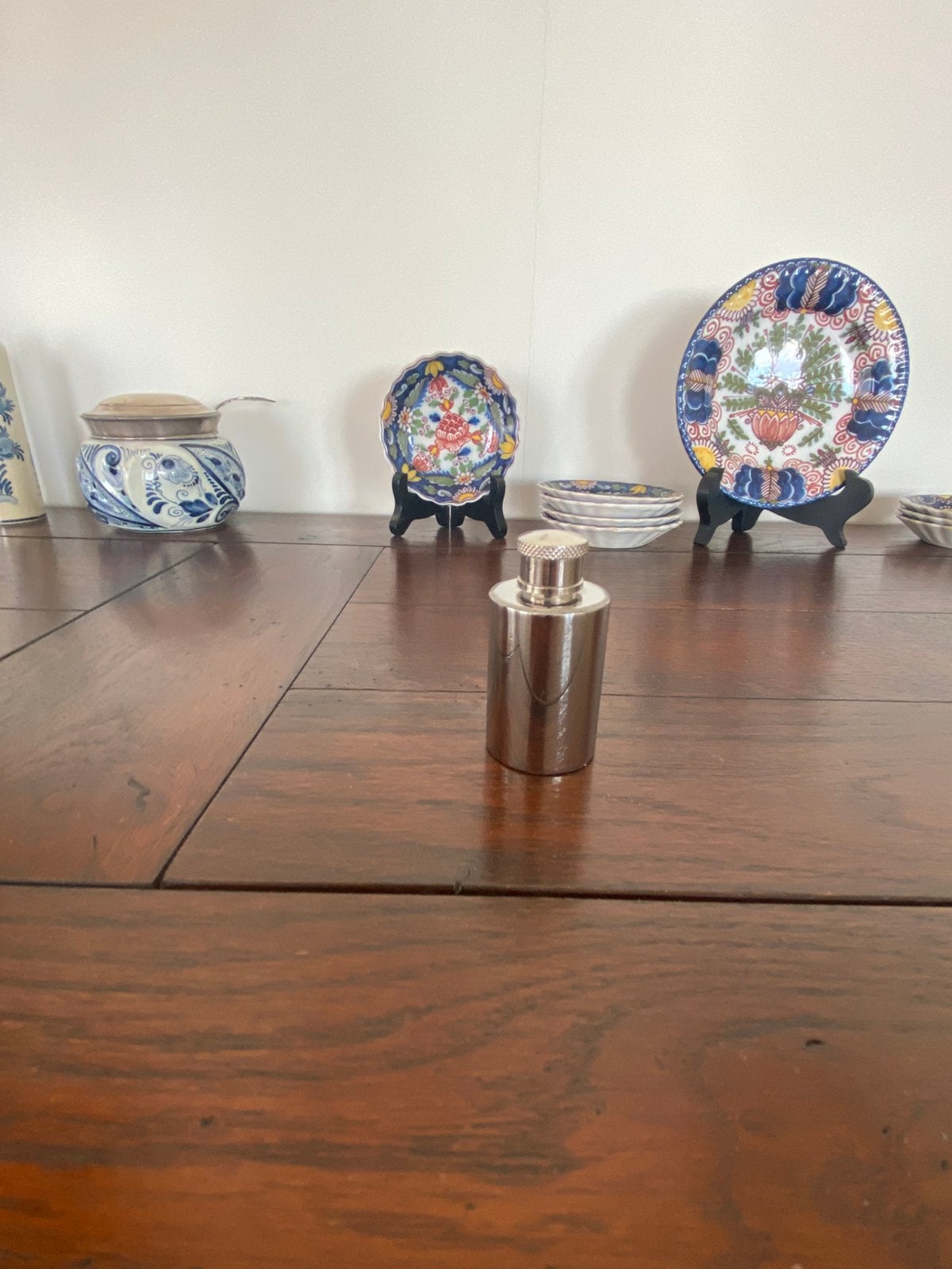 Vintage parfumflesje, Ophalen, Zo goed als nieuw, Staal, Oor- of Traguspiercing