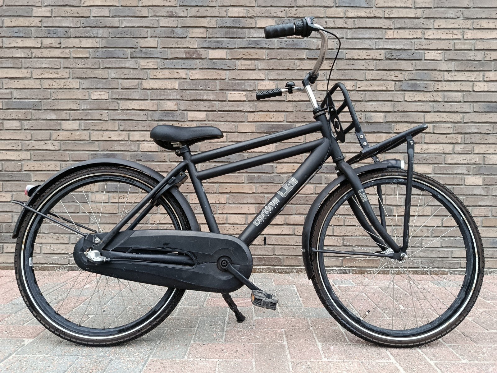 Jongens fiets Cortina U4 transport 3 versn slot terugtraprem, Fietsen en Brommers, Ophalen, Zo goed als nieuw, 24 inch, Versnellingen