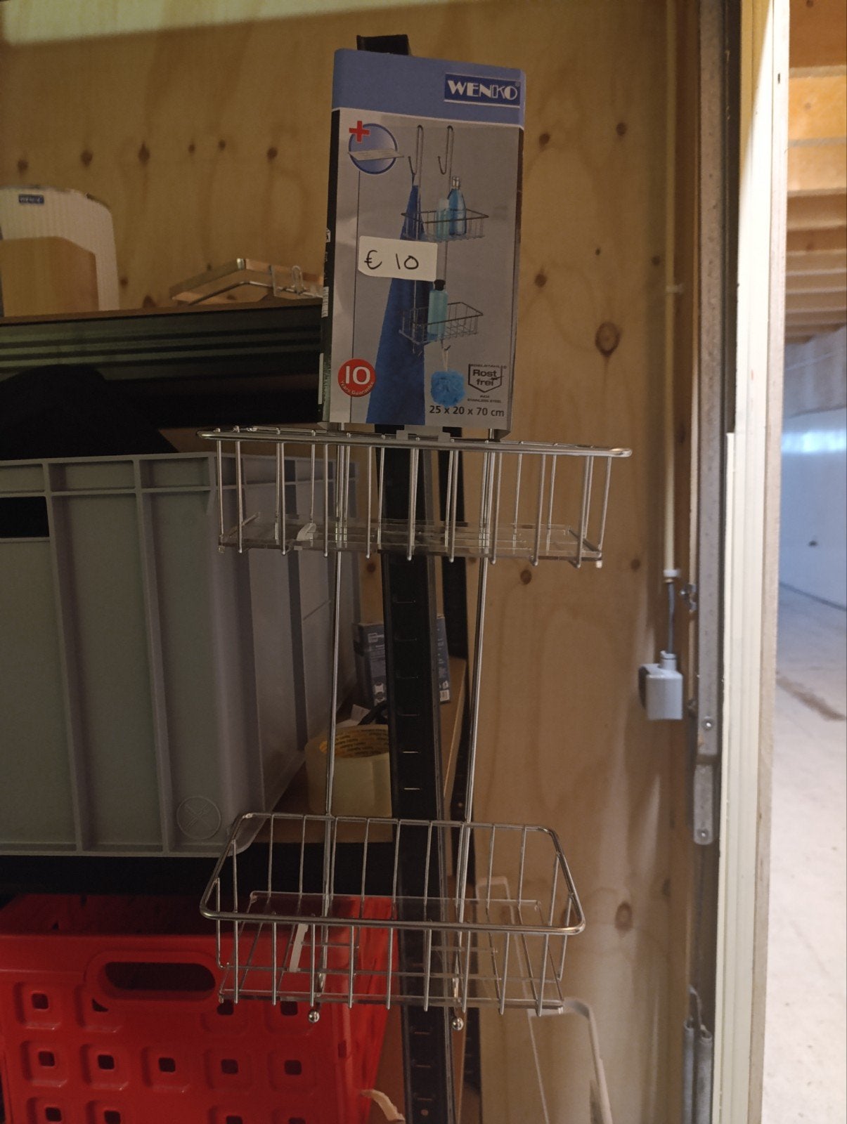 WENKO Douche-accessoire - Badkamerrek - Nieuw, Ophalen of Verzenden, Zilver, Overige merken