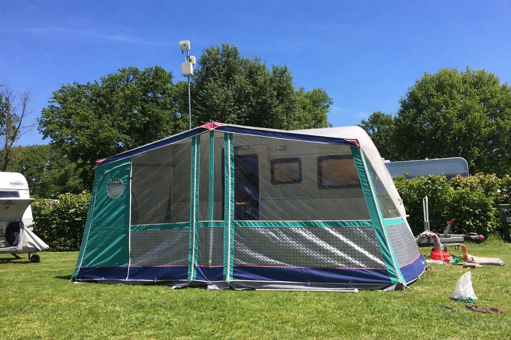 Luifel/Voortent Isabella SunFlex – Incl. Glasfiber frame!, Ophalen, Gebruikt, Tot en met 4