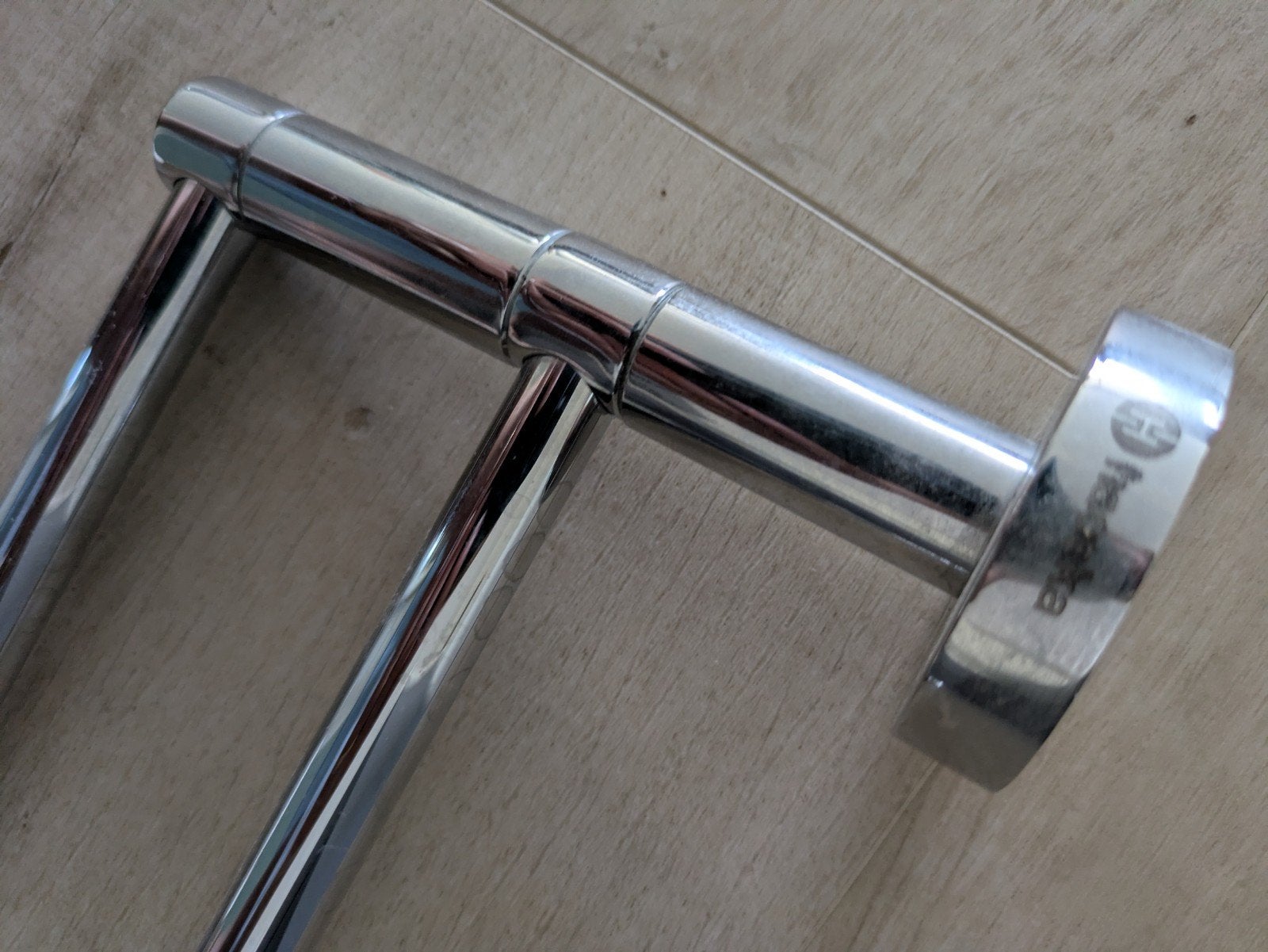 HACEKA Kosmos Dubbele Handdoekhouder Chroom 84,3 cm, Ophalen