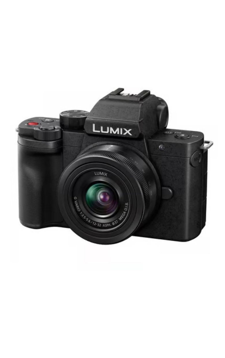 Panasonic G100D Vlogcamera met 12-32mm lens en DMW-SHGR2 gri, Panasonic, Beeldstabilisatie, Ophalen of Verzenden, Zo goed als nieuw