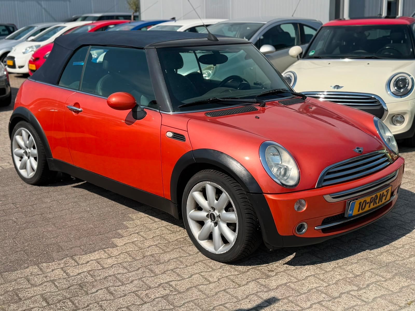 Mini Cabrio 1.6 Cooper Pepper Cabriolet Cabrio 2007 Airco, Auto's, Mini, Voorwielaandrijving, Gebruikt, Cabriolet, 4 stoelen