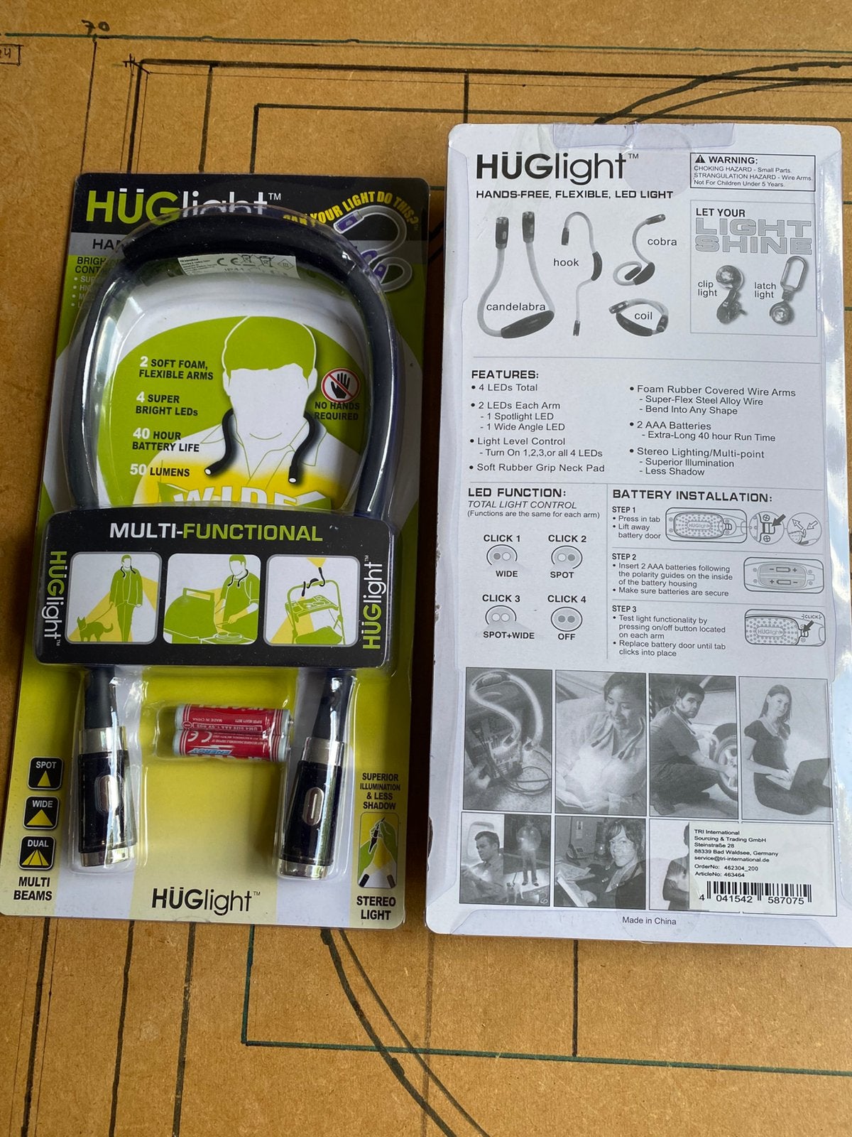 Huglight multifunctionele neklamp, Overige materialen, Nieuw, Overige fittingen, Ophalen of Verzenden