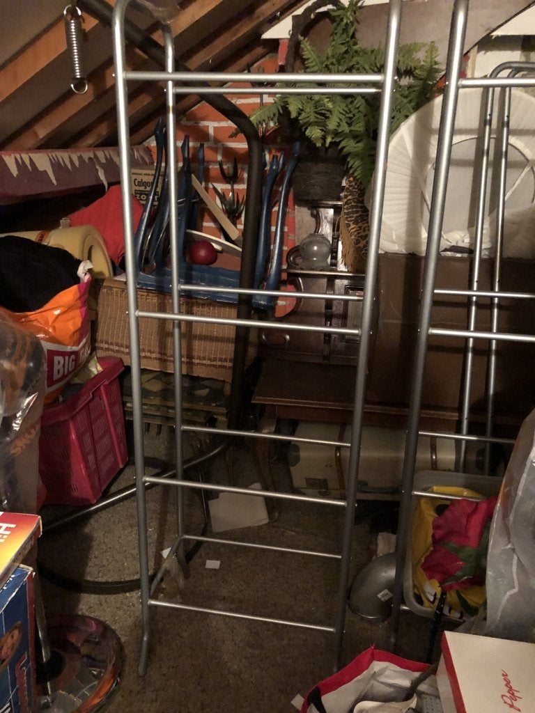Aluminium krattenrek stelling 3 stuks zonder kratten, Ophalen, Zo goed als nieuw