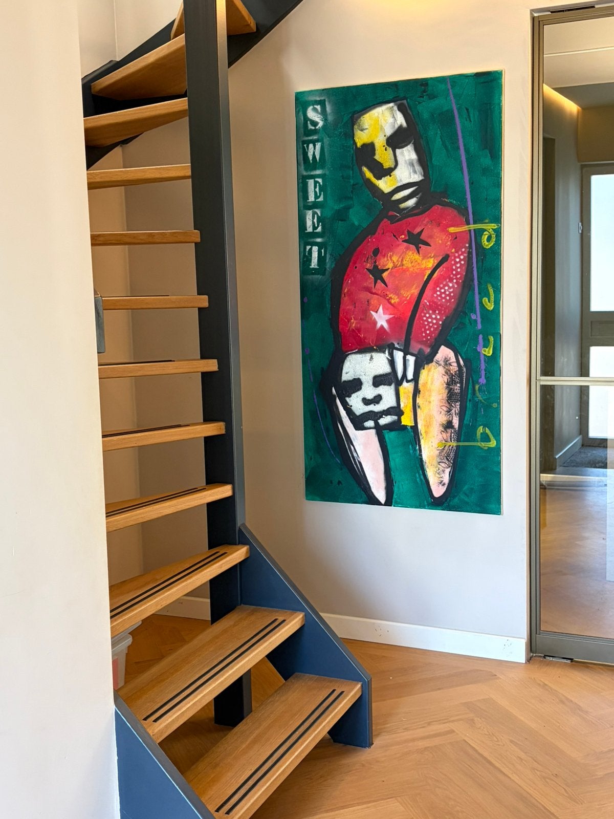 Herman Brood “SWEET” – Origineel schilderij 80x160, Ophalen
