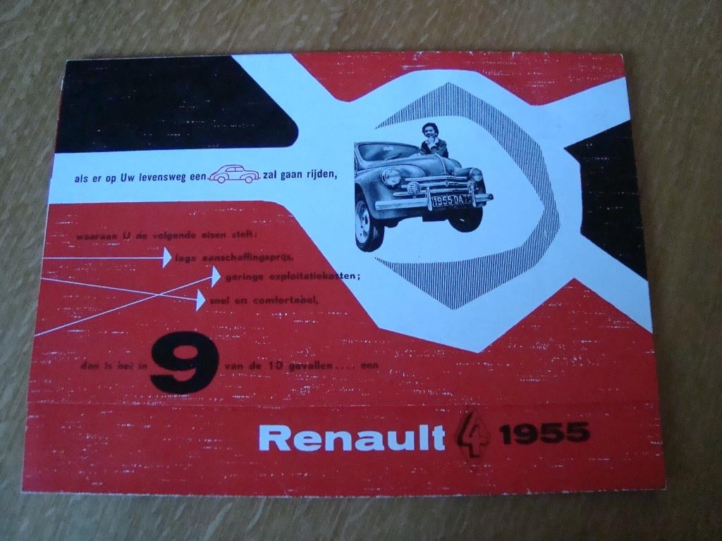 Renault 4 uit 1955, Ophalen of Verzenden, Nieuw