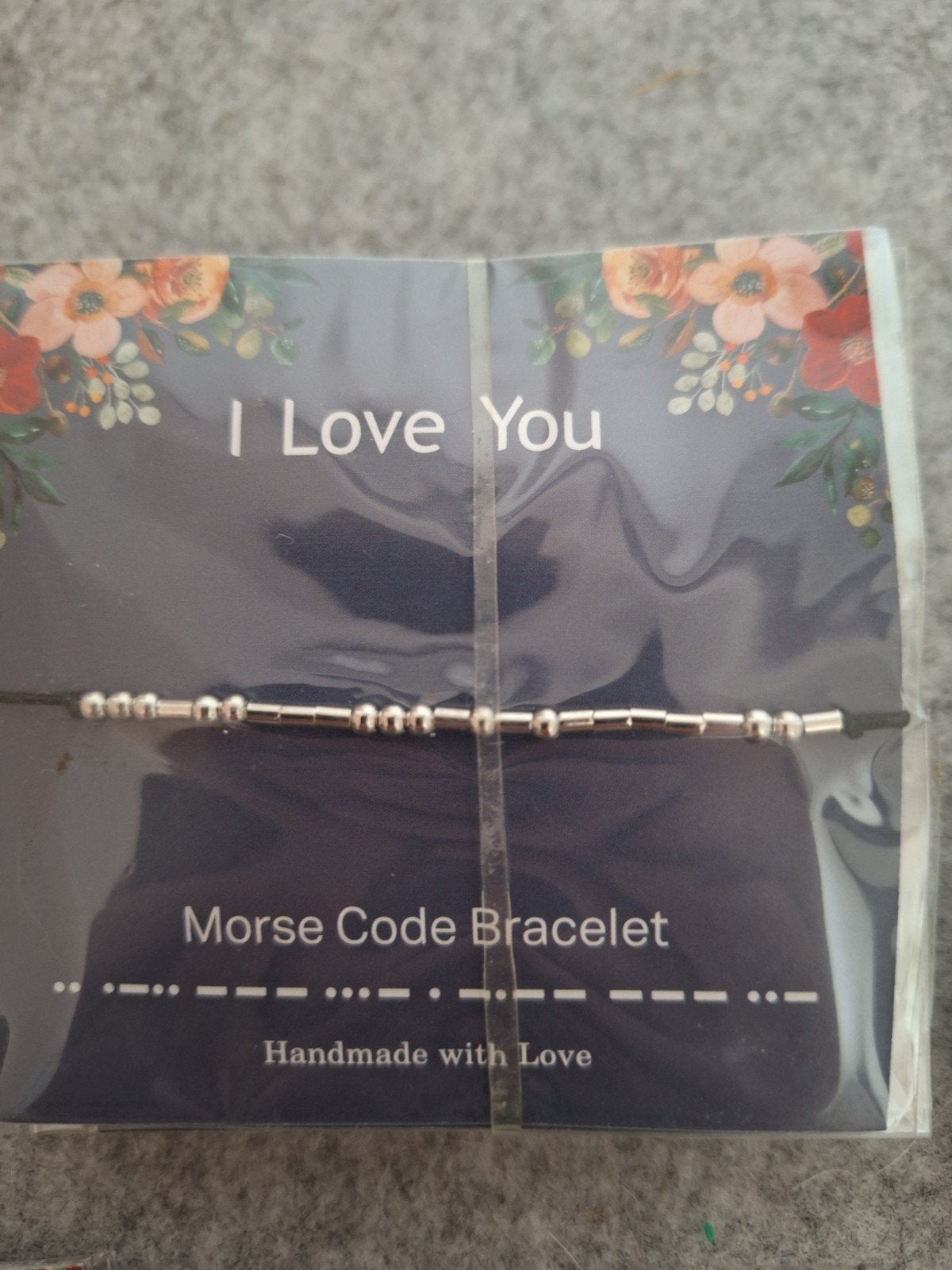 partij morse code armbandjes nieuw in verpakking, Ophalen of Verzenden, Nieuw, Zilver, Met bedels of kralen
