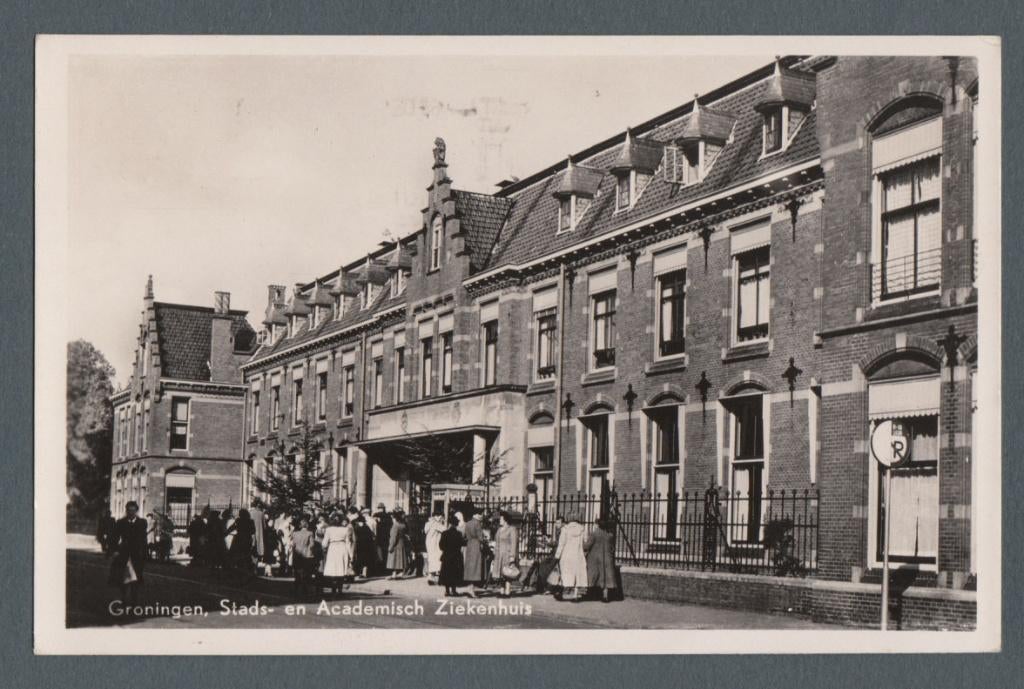Groningen - Stads- en Academisch Ziekenhuis, Verzenden, 1940 tot 1960, Gelopen, Groningen