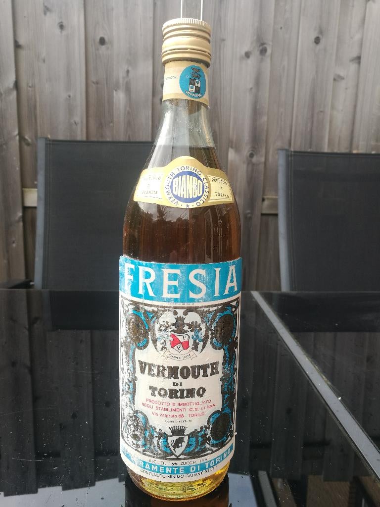 Fresia Vermouth di Torino jaren 70, Verzamelen, Nieuw, Witte wijn, Vol, Italië