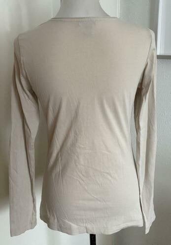 Bandolera top maat 36/S[v], Beige, Ophalen of Verzenden, Zo goed als nieuw, Lange mouw
