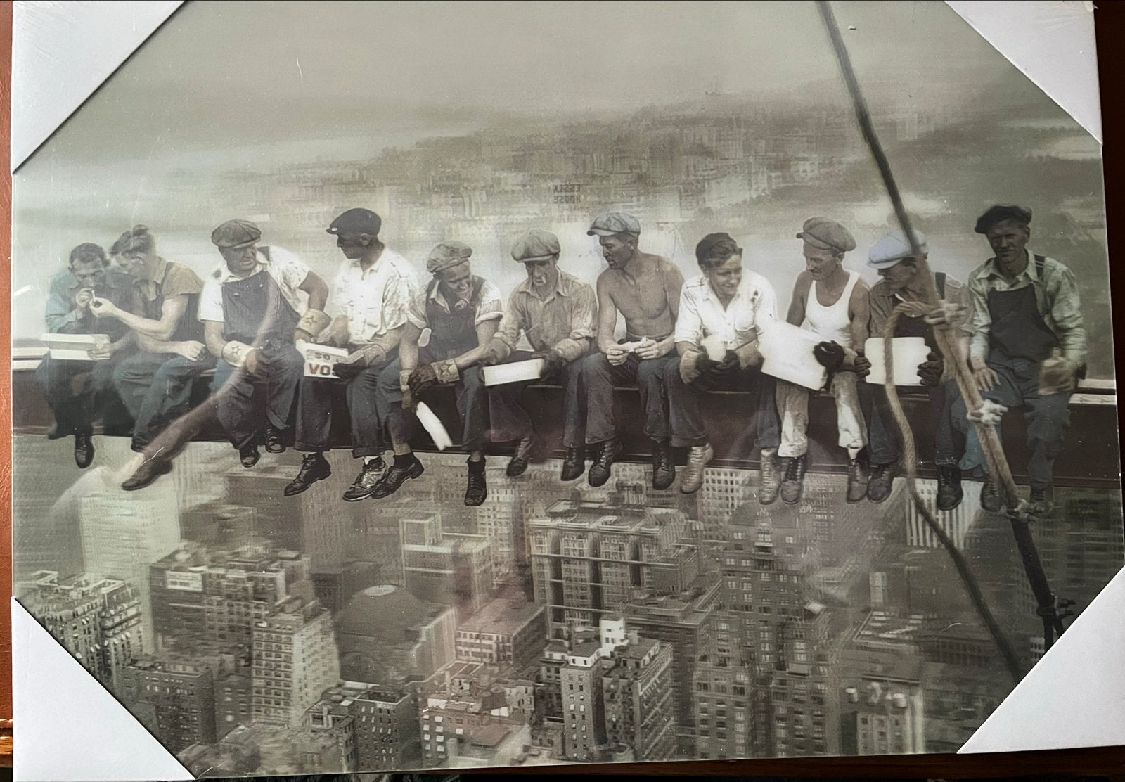 Lunch at top of a Skyscraper - 25x35 cm, Minder dan 50 cm, Nieuw, Ophalen of Verzenden, Foto of Poster