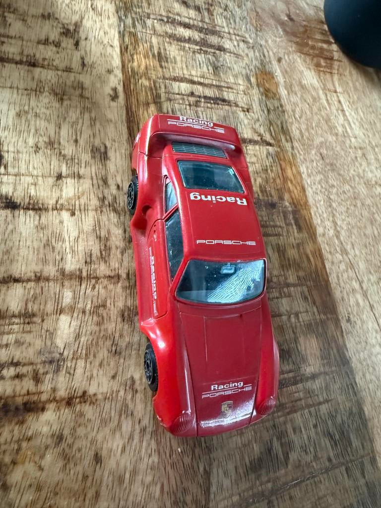 Vintage Bburago Porsche 959 - Schaal 1:43 - Rood, Hobby en Vrije tijd, Modelauto's | 1:43, Ophalen of Verzenden, Gebruikt, Auto