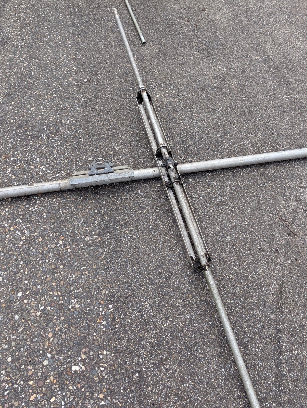 3-bands Beam Antenne met Balun - 5.5m Boom, Telecommunicatie, Ophalen, Gebruikt, Antenne