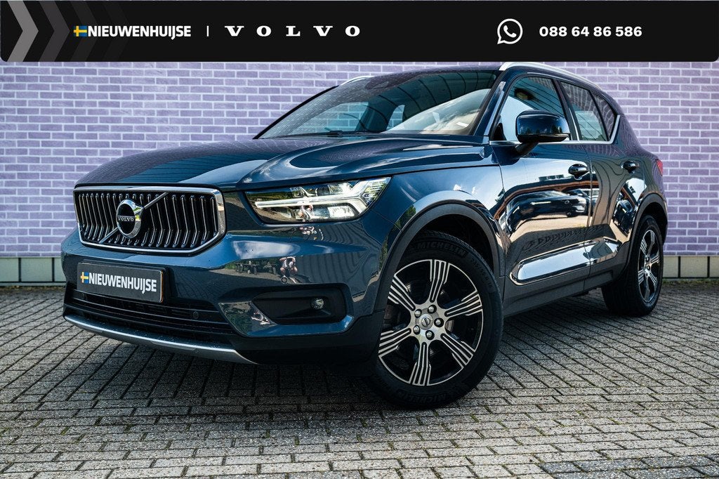 Volvo XC40 2.0 T4 Inscription | Panoramadak | Lederen bekled, Auto's, Volvo, 12 maanden, 15 km/l, Euro 6, Blauw