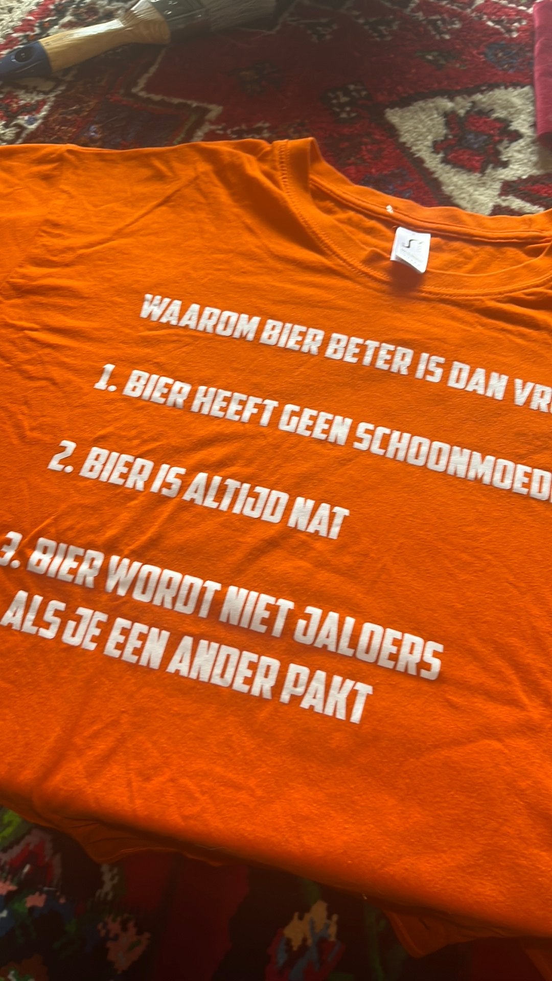 Bier shirt, Ophalen of Verzenden, Gebruiksvoorwerp