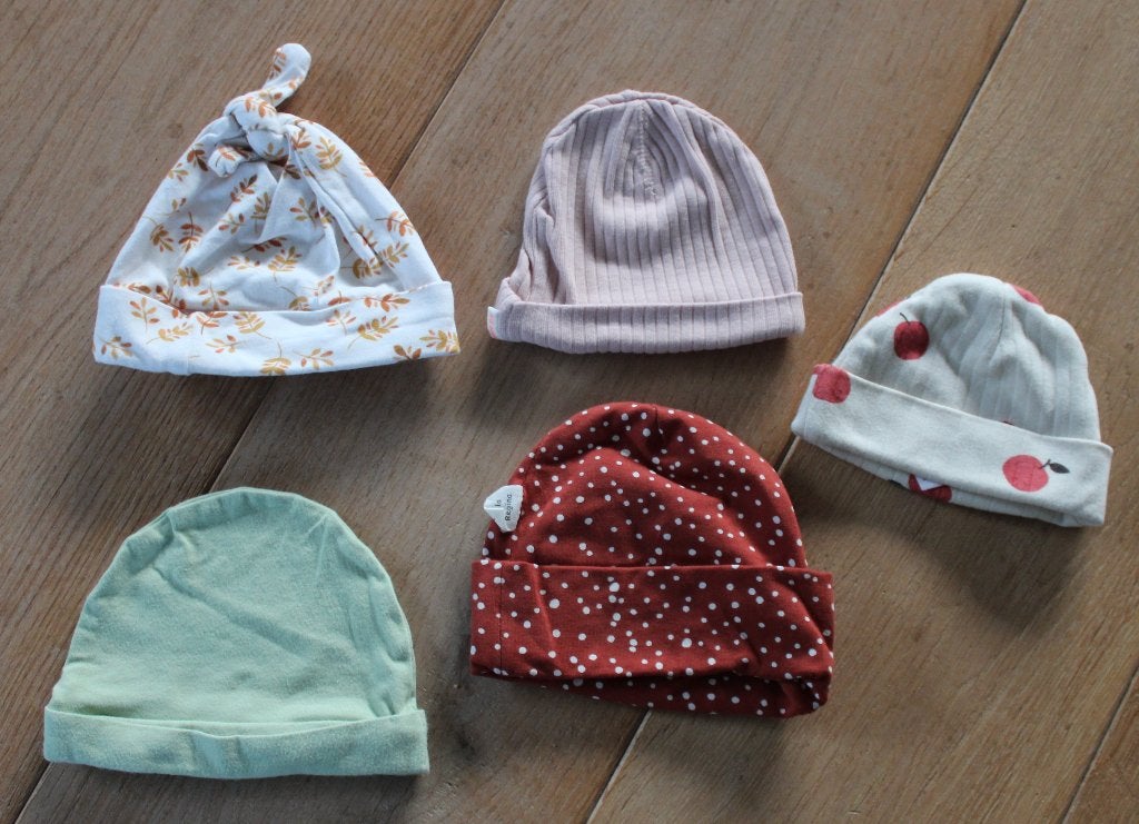 5 newborn mutsjes, Maat 50, Meisje, Ophalen of Verzenden, Zo goed als nieuw