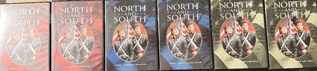 North  and South DVD  TV serie  8 disc De complete serie, Cd's en Dvd's, Dvd's | Tv en Series, Alle leeftijden, Verzenden, Zo goed als nieuw