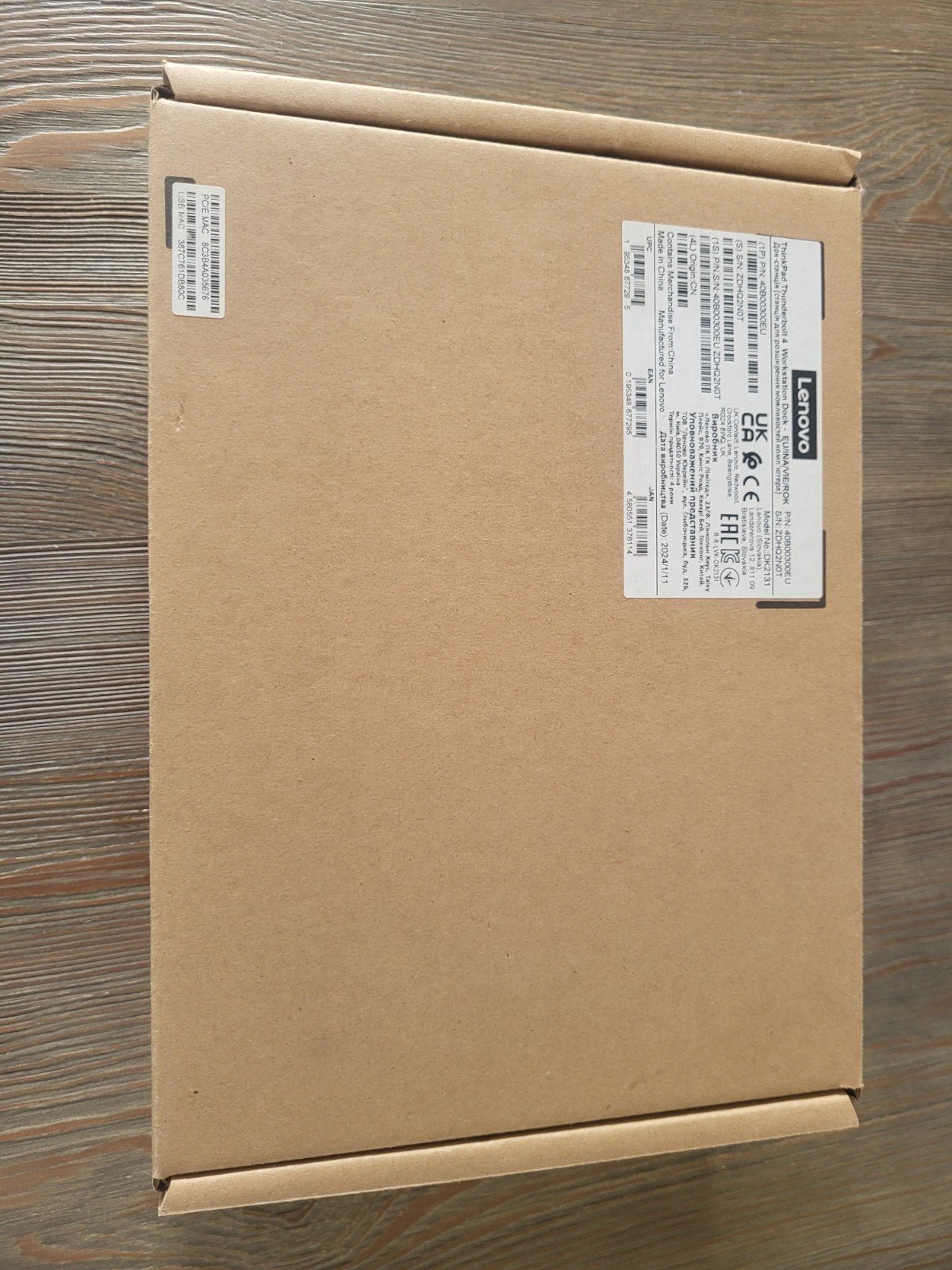 Lenovo ThinkPad Thunderbolt 4 Workstation Dock, Computers en Software, Nieuw, Ophalen of Verzenden, Lenovo, Docking station