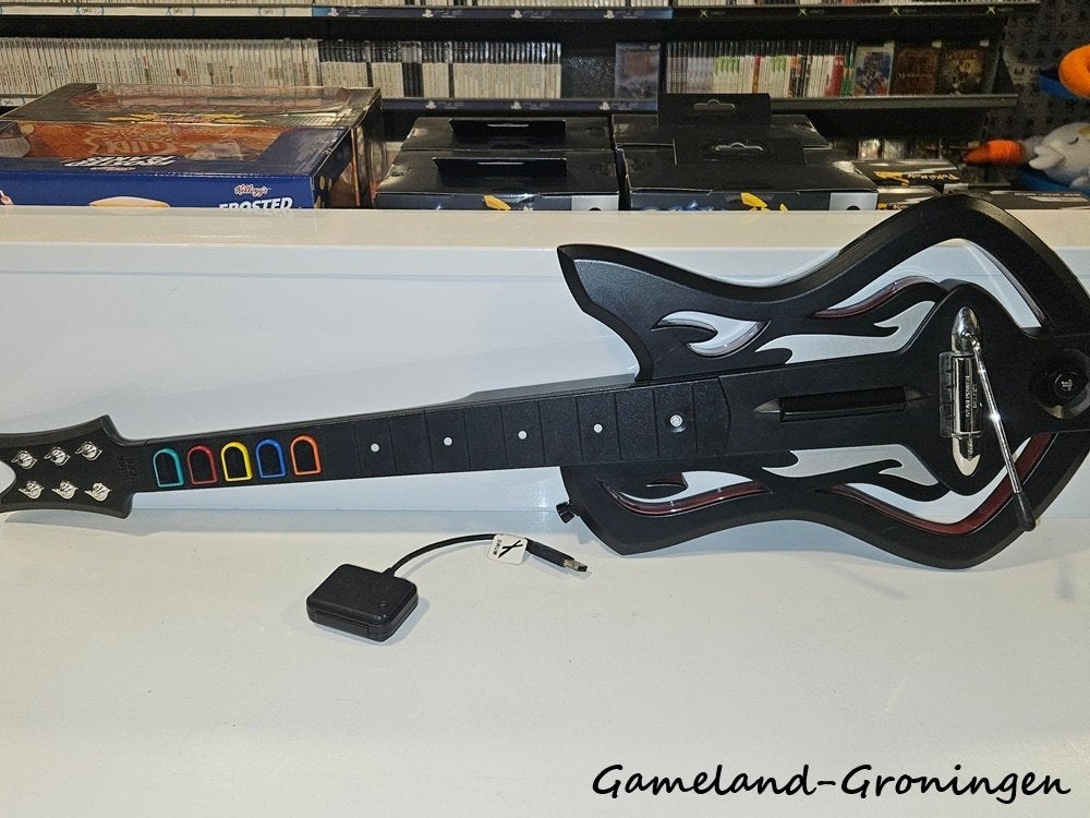 Guitar Hero Gitaar - Warriors of Rock met Ontvanger (PS3), Muziek, Gebruikt, -, -
