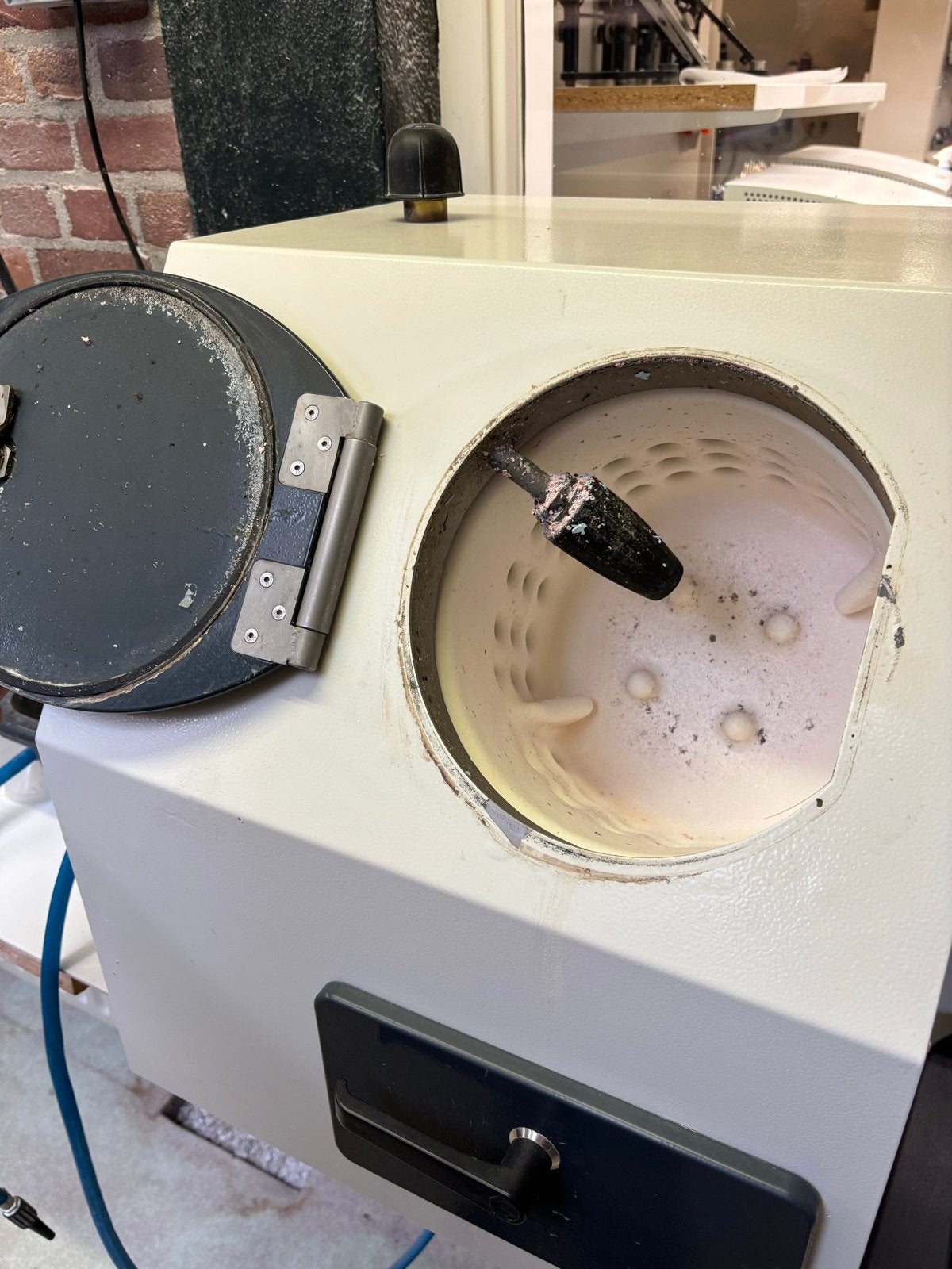 Professionele trilmachine voor tandheelkundige lepels, Ophalen, Gebruikt