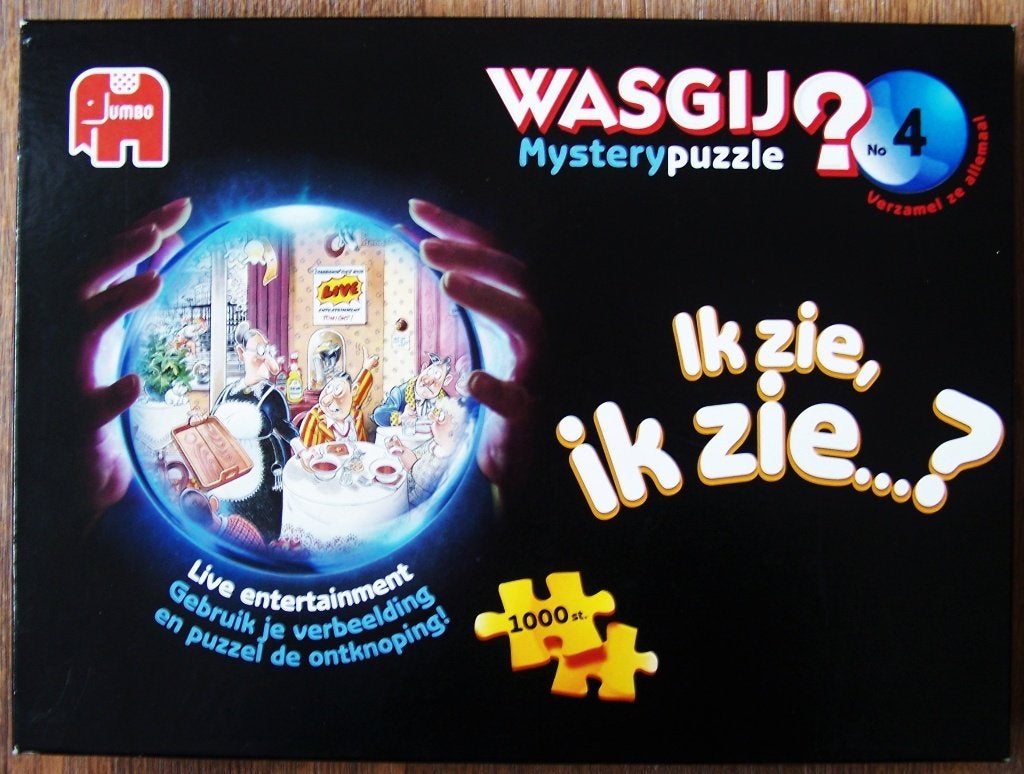 Wasgij Mystery nr. 4 Live Entertainment!, Verzenden, 500 t/m 1500 stukjes, Zo goed als nieuw, Legpuzzel