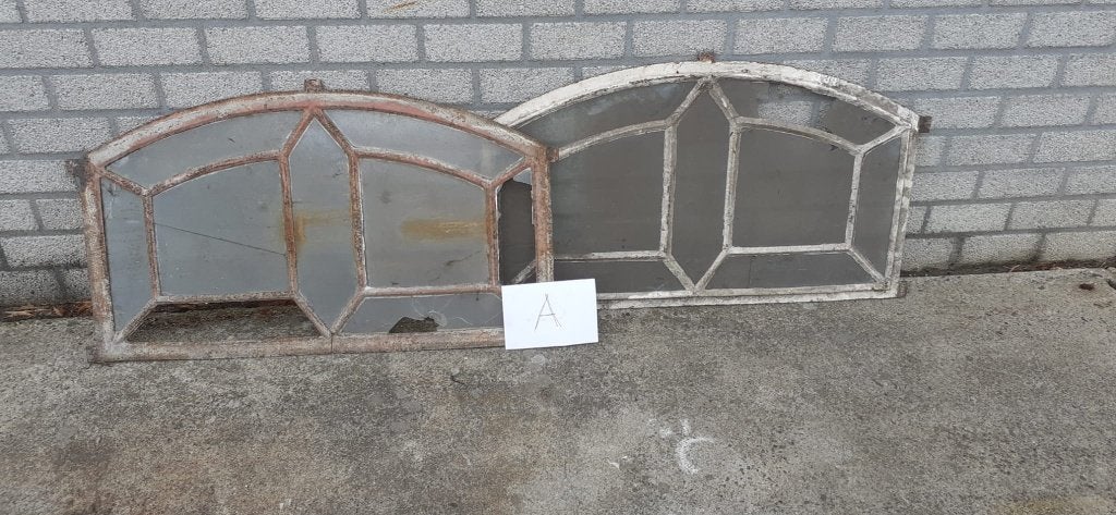 Gietijzeren raamwerk 100x87 BxH, Doe-het-zelf en Verbouw, Glas en Ramen, Ophalen, Gebruikt, Minder dan 80 cm, 80 tot 120 cm