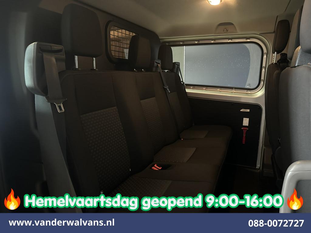 Ford Transit Custom 2.0 TDCI 131pk L2H1 Dubbele Cabine Euro6, Auto's, Stof, Gebruikt, 4 cilinders, 2800 kg