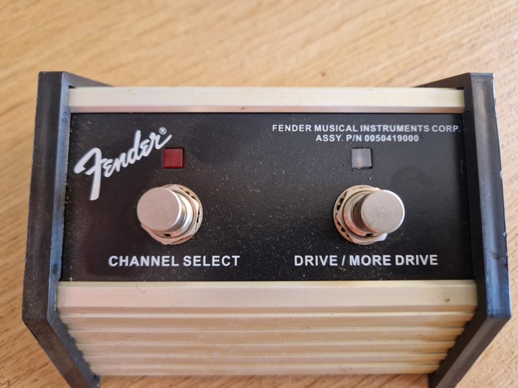 Fender Footswitch: Channel Select & Drive/More Drive, Ophalen of Verzenden, Gebruikt, Overige typen