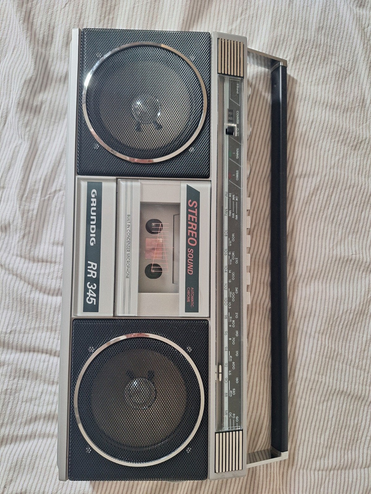 Grundig RR345 Stereo Radio Cassette Recorder (Classic), Ophalen of Verzenden, Gebruikt, Radio