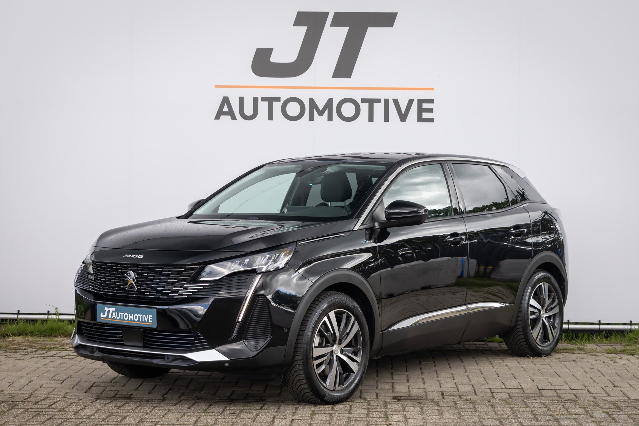 Peugeot 3008 1.6 HYbrid 225 Allure pack Trekhaak | 360 camer, Auto's, Euro 6, Zwart, Bedrijf, Hybride Elektrisch/Benzine