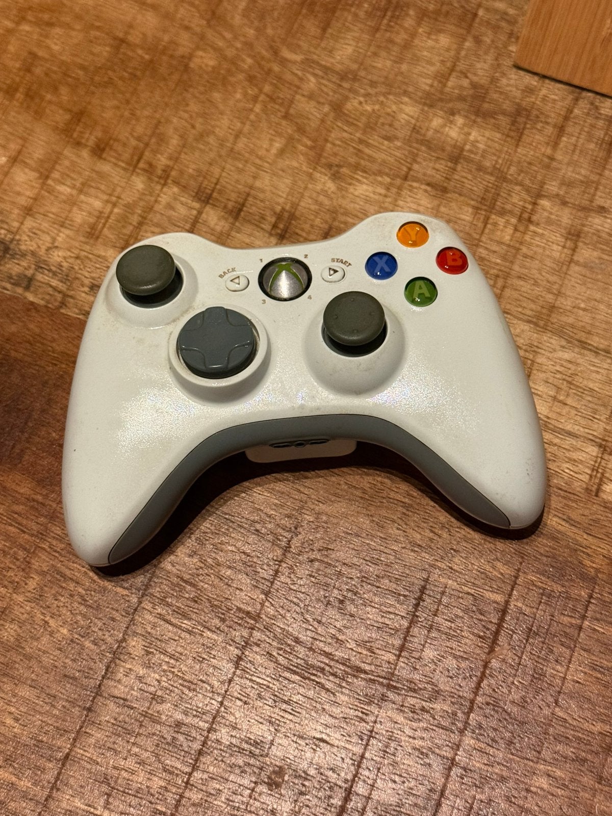 Xbox 360 controller (mist batterij klep), Ophalen of Verzenden, Zo goed als nieuw, Controller, Xbox Original