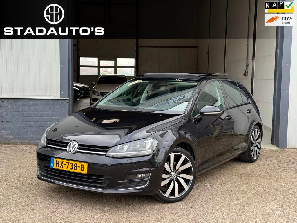 Volkswagen Golf 1.4 TSI ACT DSG Panoramadak|Xenon|NAP|Camera, Auto's, Volkswagen, Gebruikt, 150 pk, Leder en Stof, Zwart