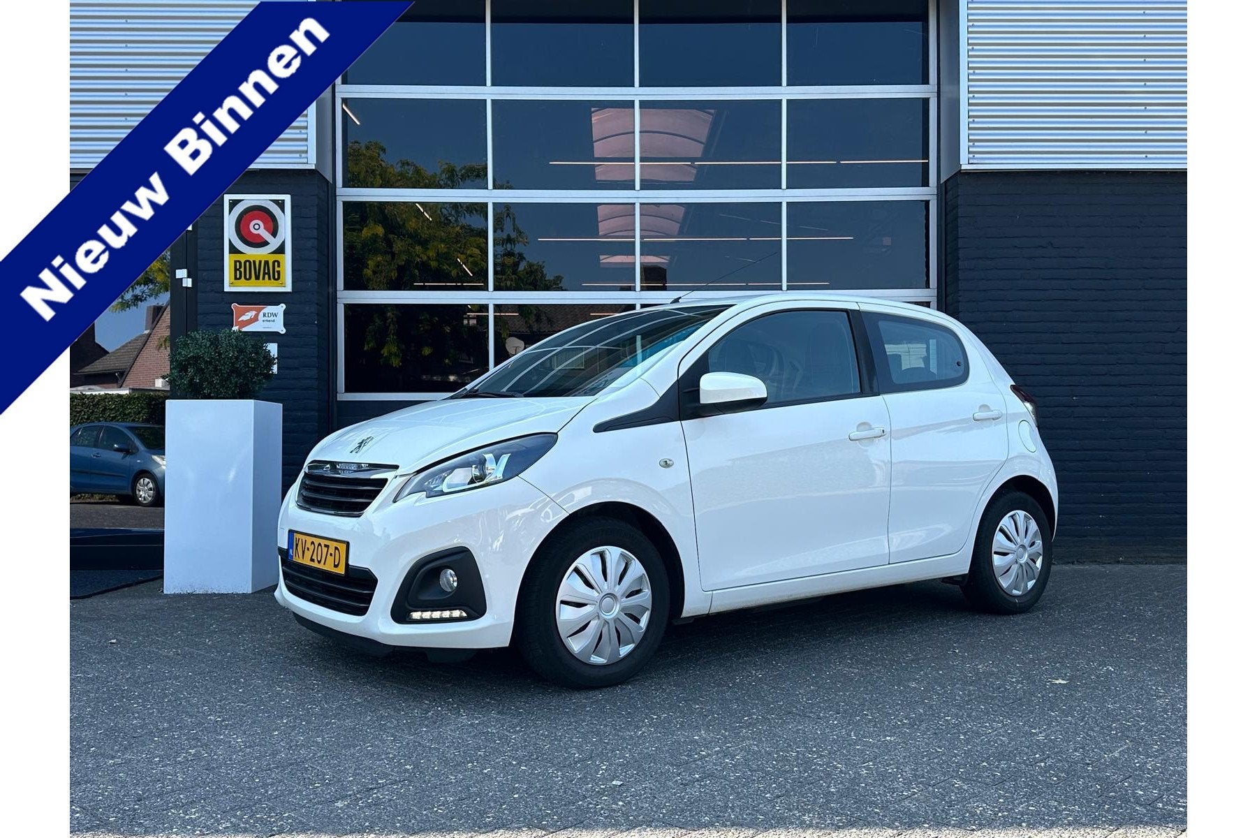 Peugeot 108 1.0 e-VTi Active, Airco, Bluetooth, Radio, APK,, Auto's, Peugeot, Voorwielaandrijving, Stof, Gebruikt, 4 stoelen